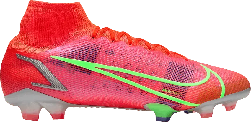  Nike Mercurial Superfly 8 Elite FG Bright Crimson Indigo Burst