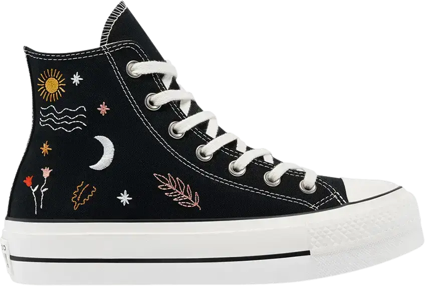  Converse Wmns Chuck Taylor All Star Platform High &#039;It&#039;s Okay To Wander - Black&#039;