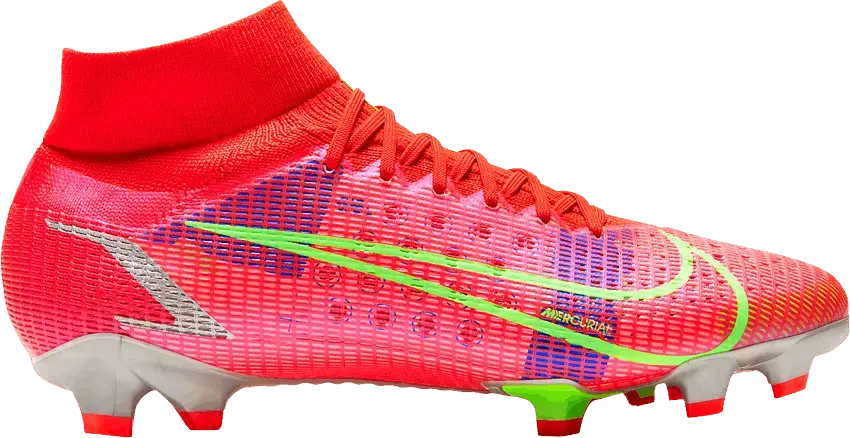  Nike Mercurial Superfly 8 Pro FG &#039;Bright Crimson Indigo Burst&#039;