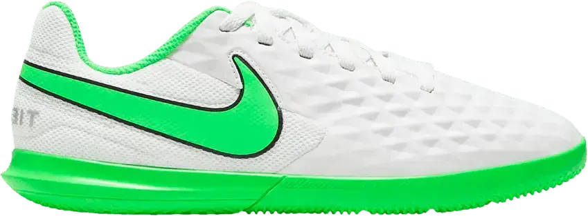  Nike Tiempo Legend 8 Club IC GS &#039;Platinum Tint Rage Green&#039;