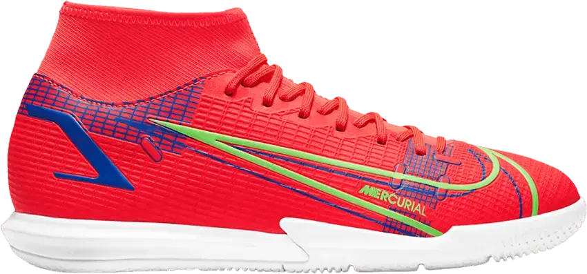  Nike Mercurial Superfly 8 Academy IC &#039;Bright Crimson Indigo Burst&#039;