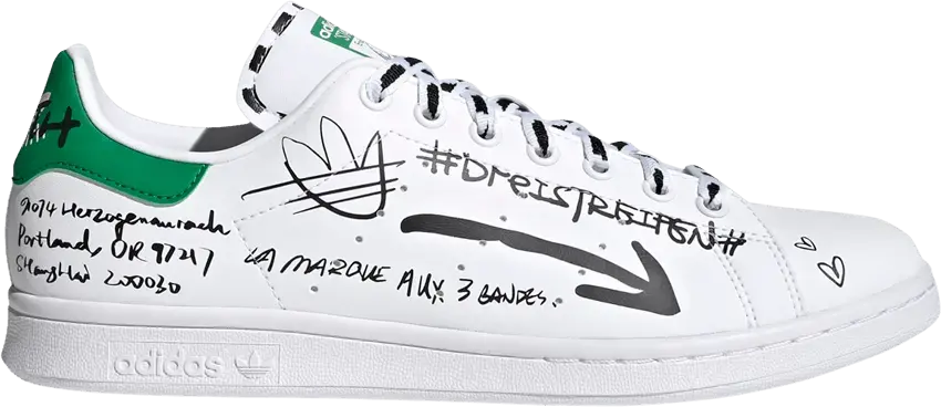  Adidas adidas Stan Smith Sharpie Pack Graffiti White