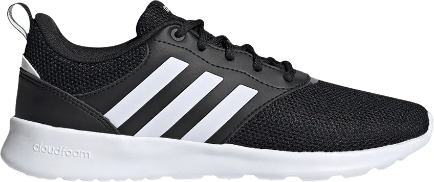  Adidas adidas QT Racer 2.0 Black White (Women&#039;s)