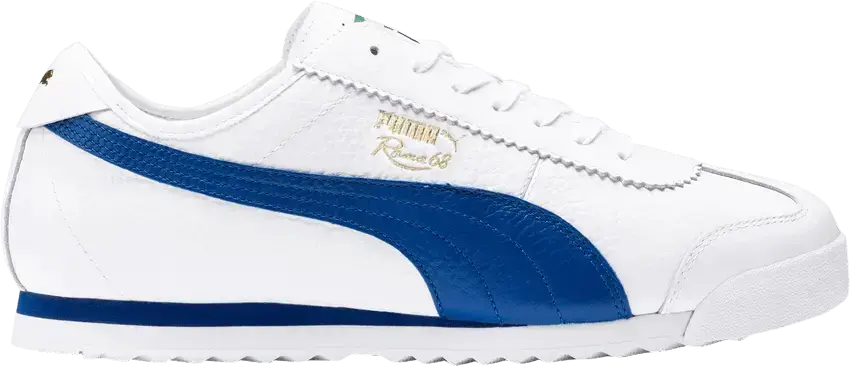  Puma Roma &#039;68 Vintage &#039;White Galaxy Blue&#039;