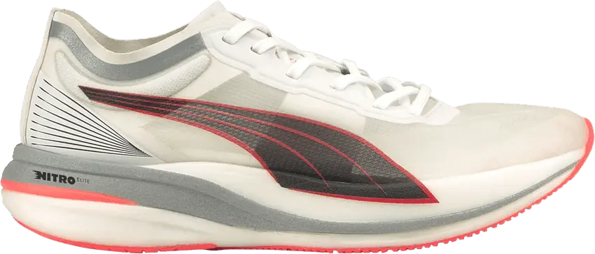  Puma Deviate Nitro Elite &#039;White Lava Blast&#039;