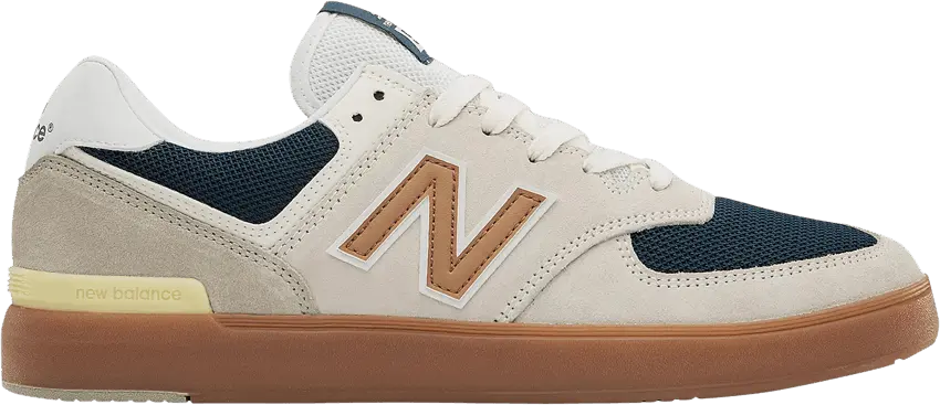  New Balance All Coasts 574 2E Wide &#039;White Gold&#039;