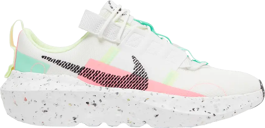  Nike Crater Impact Summit White Green Glow (Women&#039;s)