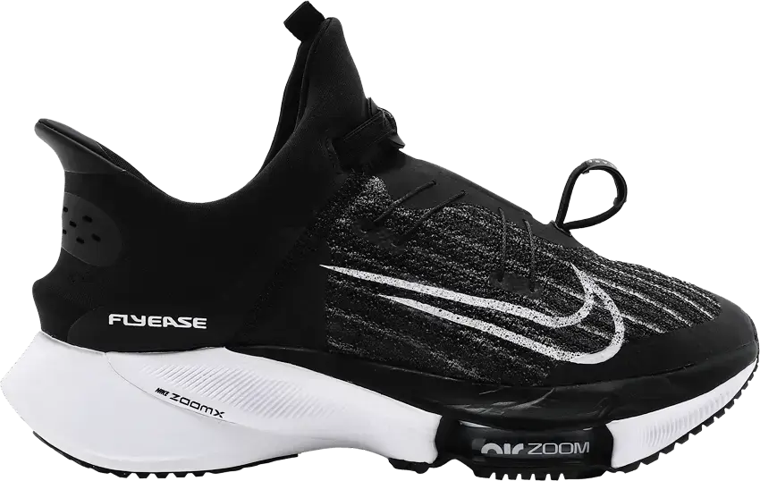  Nike Air Zoom Tempo Next% FlyEase Black White Black White