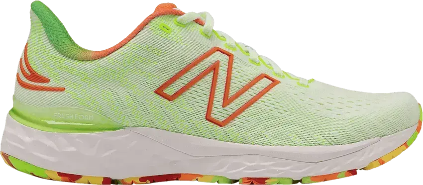  New Balance Fresh Foam 880v11 B Wide &#039;White Energy Lime&#039;