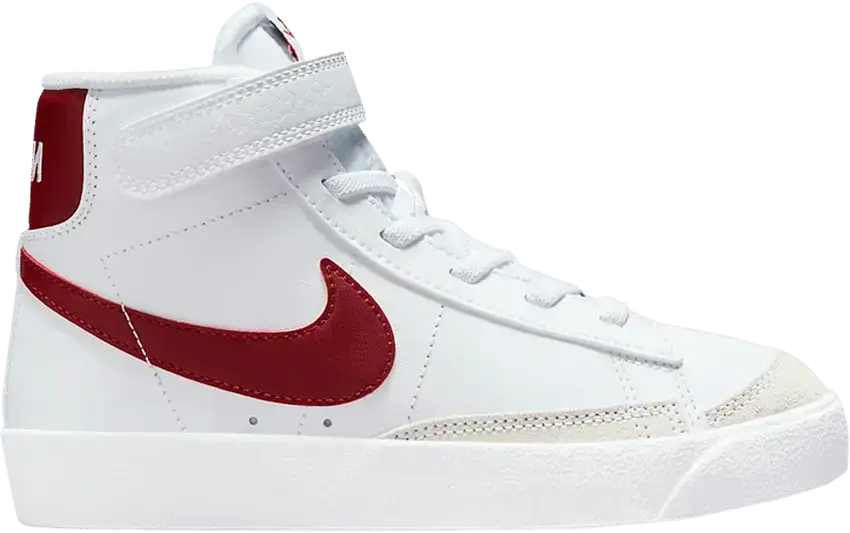  Nike Blazer Mid 77 White Team Red (PS)