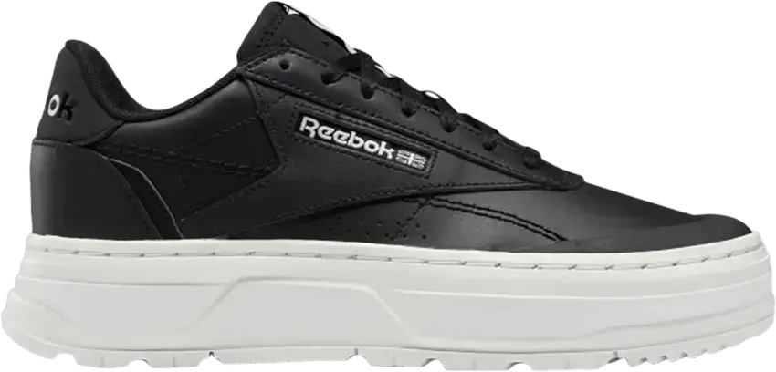  Reebok Club C Double Geo Black Chalk (Women&#039;s)