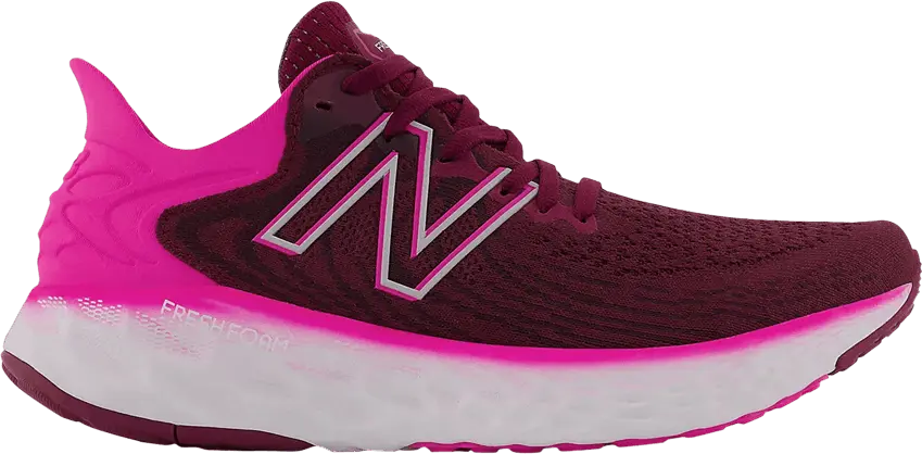  New Balance Wmns Fresh Foam 1080v11 2E Wide &#039;Garnet Pink Glow&#039;