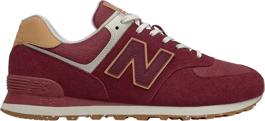  New Balance 574 2E Wide &#039;Garnet Maple&#039;