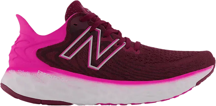  New Balance Wmns Fresh Foam 1080v11 2A Wide &#039;Garnet Pink Glow&#039;