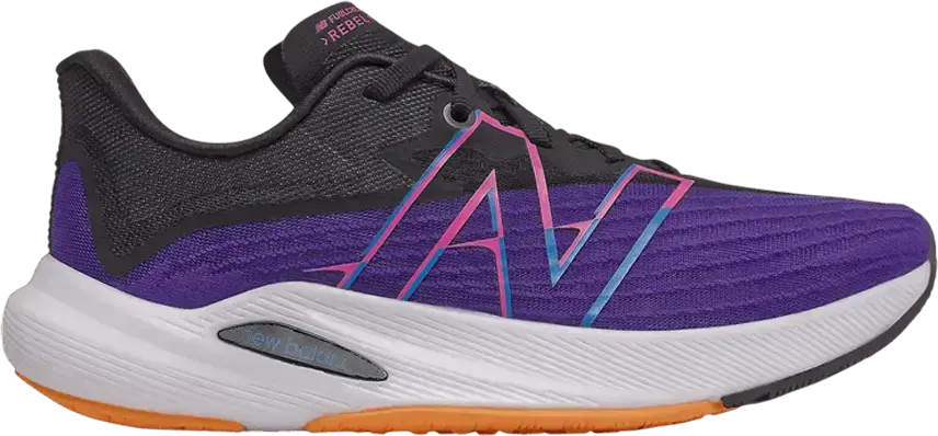  New Balance Wmns FuelCell Rebel v2 &#039;Deep Violet Black&#039;