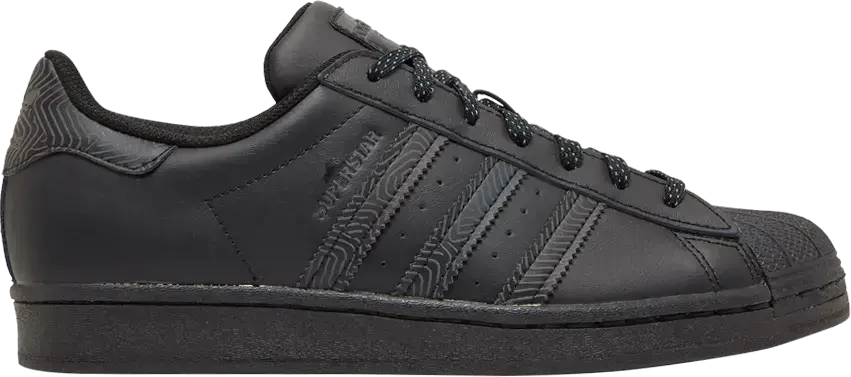  Adidas Superstar &#039;Black Reflective&#039;