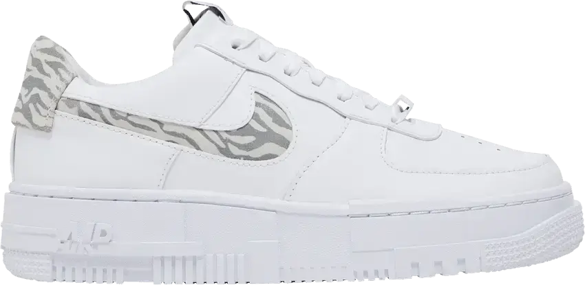  Nike Air Force 1 Low Pixel SE White Zebra (Women&#039;s)
