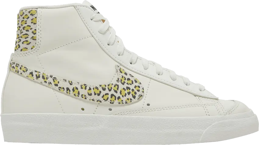  Nike Blazer Mid 77 SE Lemon Leopard (Women&#039;s)