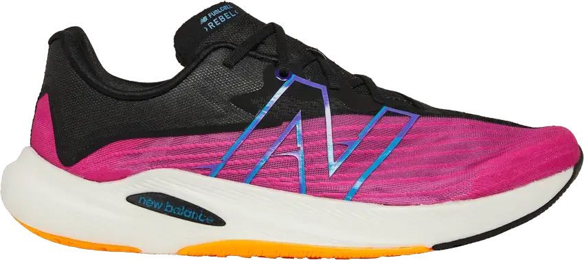  New Balance FuelCell Rebel v2 &#039;Pink Glow Black&#039;