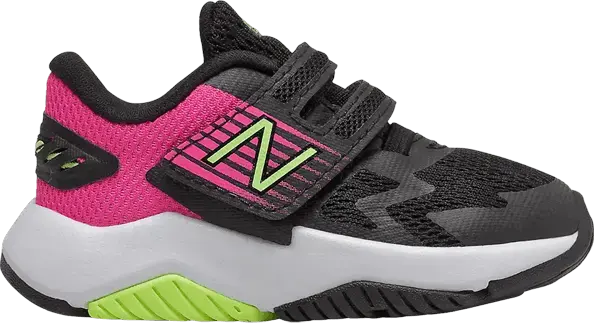  New Balance Rave Run Toddler X-Wide &#039;Black Pink Glow&#039;