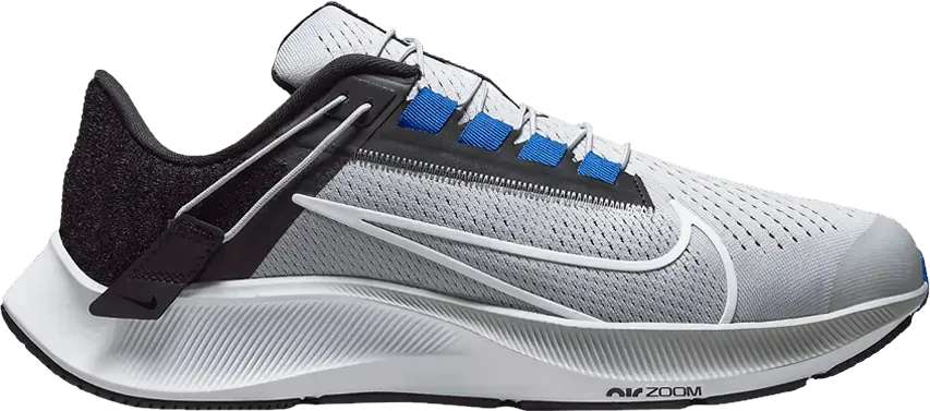  Nike Air Zoom Pegasus 38 FlyEase Extra Wide &#039;Wolf Grey Royal&#039;