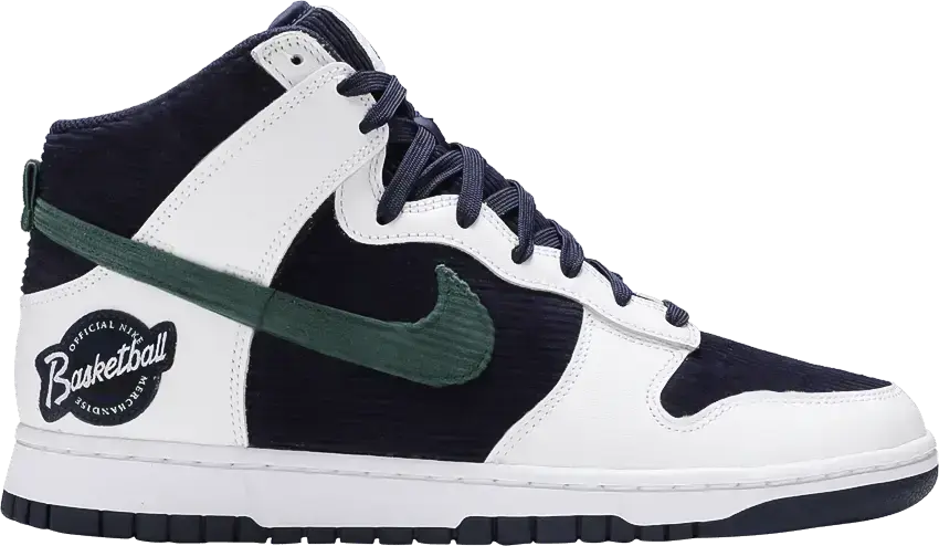  Nike Dunk High Sports Specialties White Navy