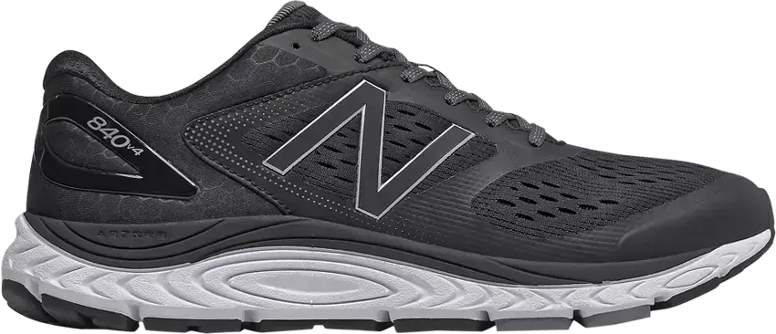  New Balance 840v4 B Wide &#039;Black White&#039;