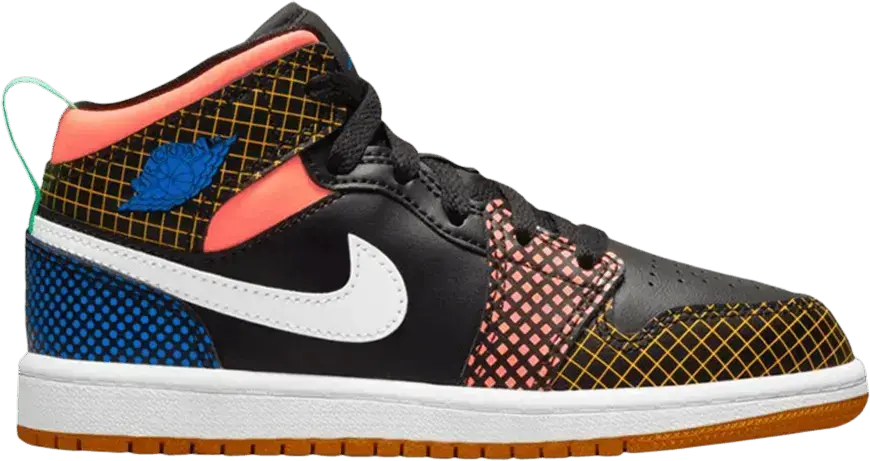  Air Jordan 1 Mid MMD PS &#039;Multi Grid&#039;