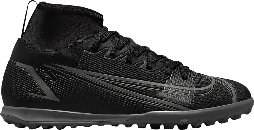  Nike Mercurial Superfly 8 Club TF GS &#039;Black Iron Grey&#039;