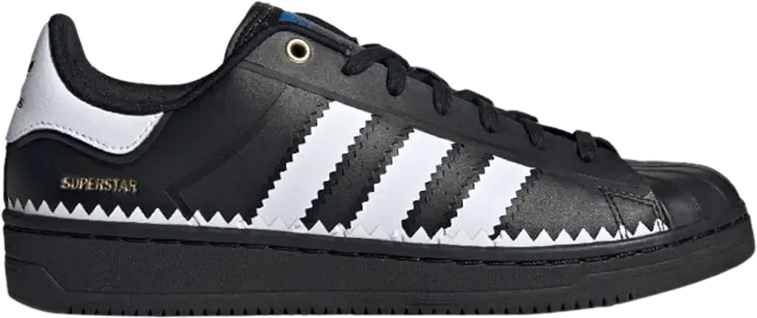  Adidas adidas Superstar OT Tech Core Black Footwear White Blue Bird