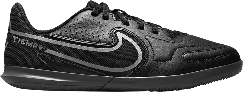 Nike Tiempo Legend 9 Club IC GS &#039;Black Iron Grey&#039;