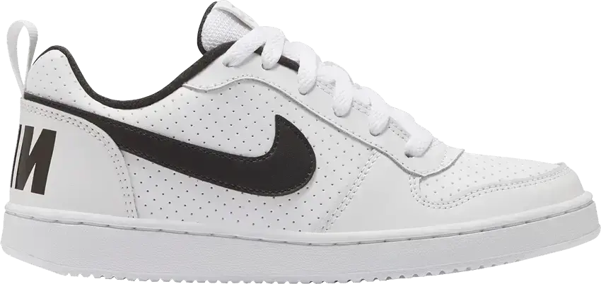  Nike Court Borough Low GS &#039;White Black&#039;