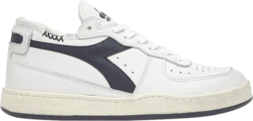  Diadora Mi Basket Row Cut &#039;White Blue Corsair&#039;