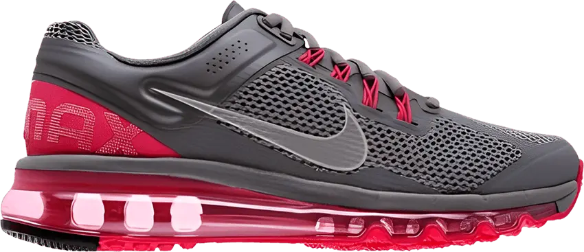  Nike Air Max+ 2013 Cool Grey Pink Force (Women&#039;s)