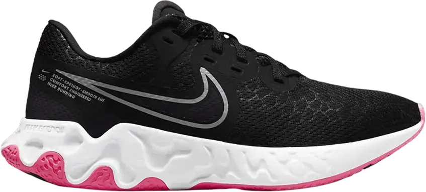  Nike Wmns Renew Ride 2 &#039;Black Hyper Pink&#039;