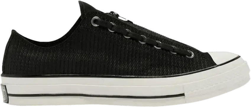  Converse Chuck 70 Zip Low &#039;Embossed Suede - Black Egret&#039;