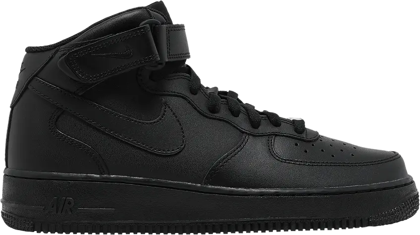  Nike Air Force 1 Mid &#039;07 &#039;Triple Black&#039;