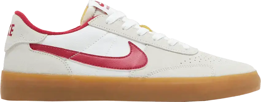  Nike Heritage Vulc SB &#039;Summit White Cardinal Red&#039;