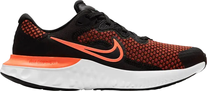  Nike Renew Run 2 GS &#039;Black Hyper Crimson&#039;