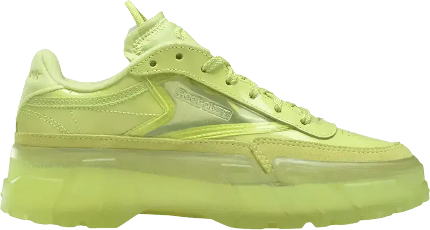  Reebok Cardi B x Club C J &#039;High Vis Green&#039;