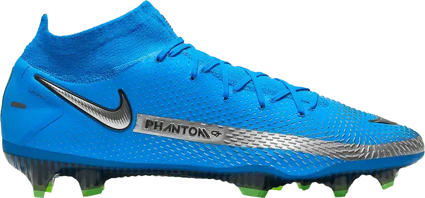  Nike Phantom GT Elite DF FG Photo Blue Metallic Silver