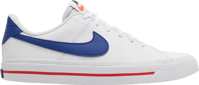  Nike Court Legacy GS &#039;White Deep Royal Blue Red&#039;