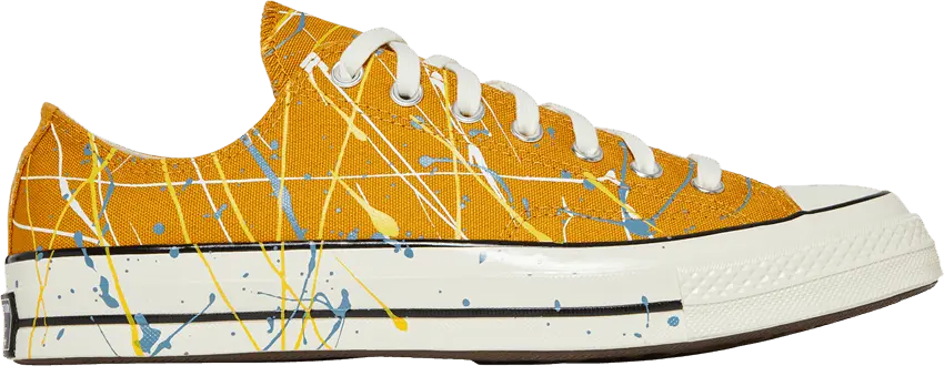  Converse Chuck 70 Low &#039;Paint Splatter - Sunflower Gold&#039;