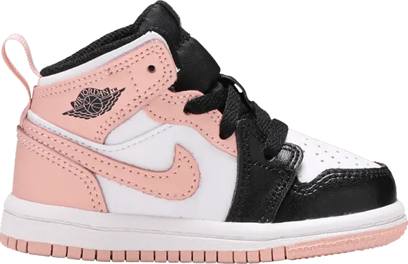  Jordan 1 Mid Arctic Orange Black Toe (TD)