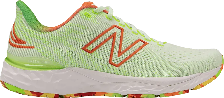  New Balance Fresh Foam 880v11 4E Wide &#039;White Energy Lime&#039;