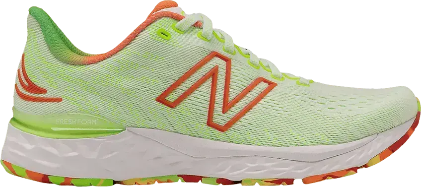  New Balance Wmns Fresh Foam 880v11 &#039;White Energy Lime&#039;