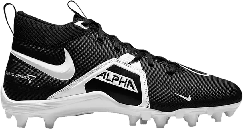  Nike Alpha Menace Varsity 3 Black White