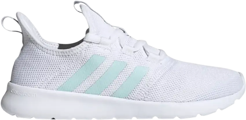  Adidas adidas Cloudfoam Pure 2.0 White Halo Mint (Women&#039;s)