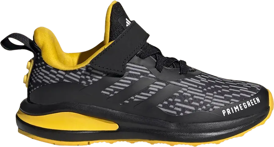  Adidas LEGO x FortaRun X Elastic Lace J &#039;Black Equipment Yellow&#039;
