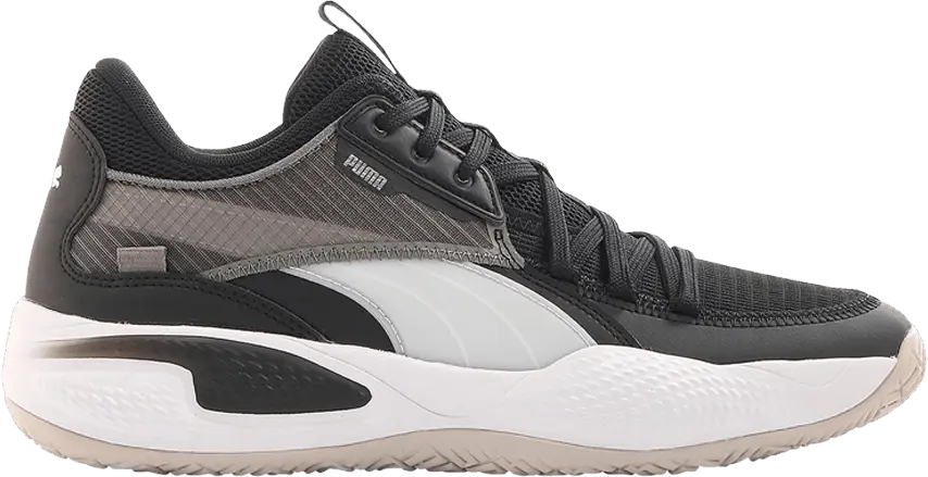  Puma Court Rider Black White